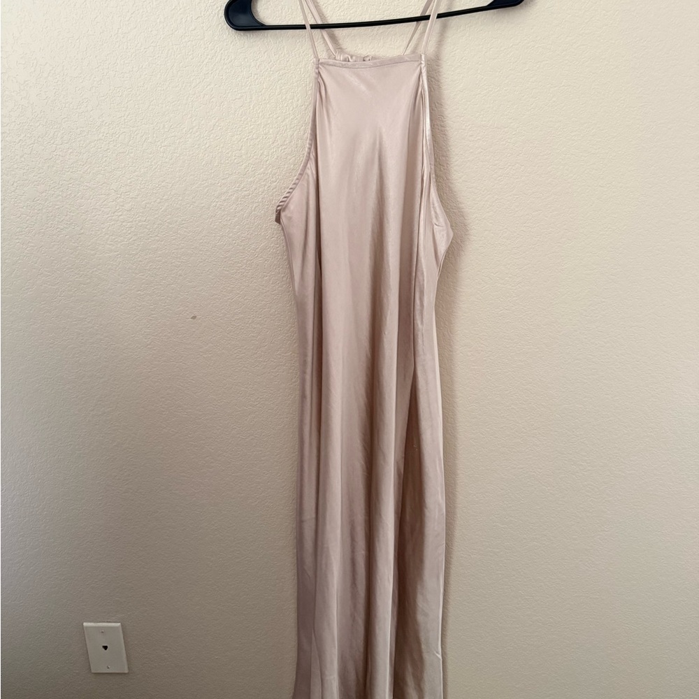 Dress Forum Cream Satin Dress
